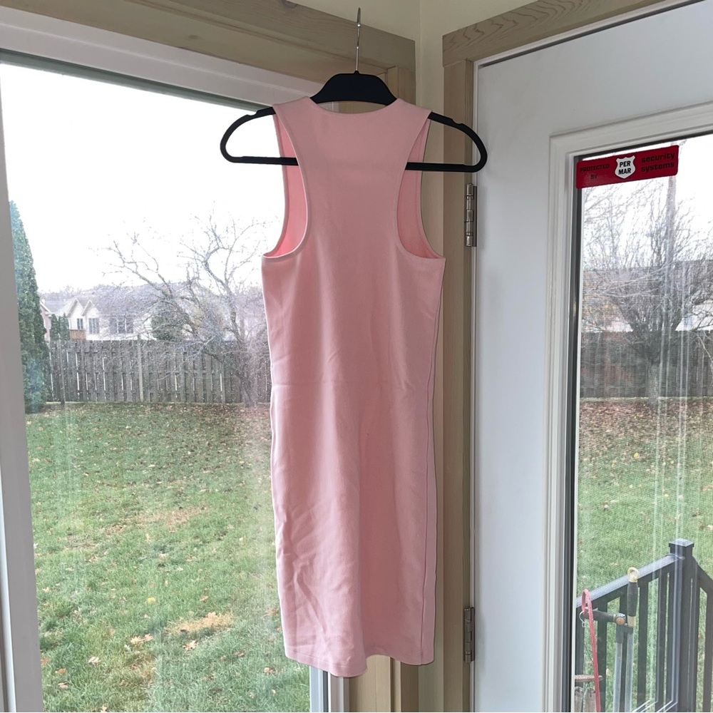 Helmut Lang Masc Tank Dress in Light Pink - Picture 5 of 5